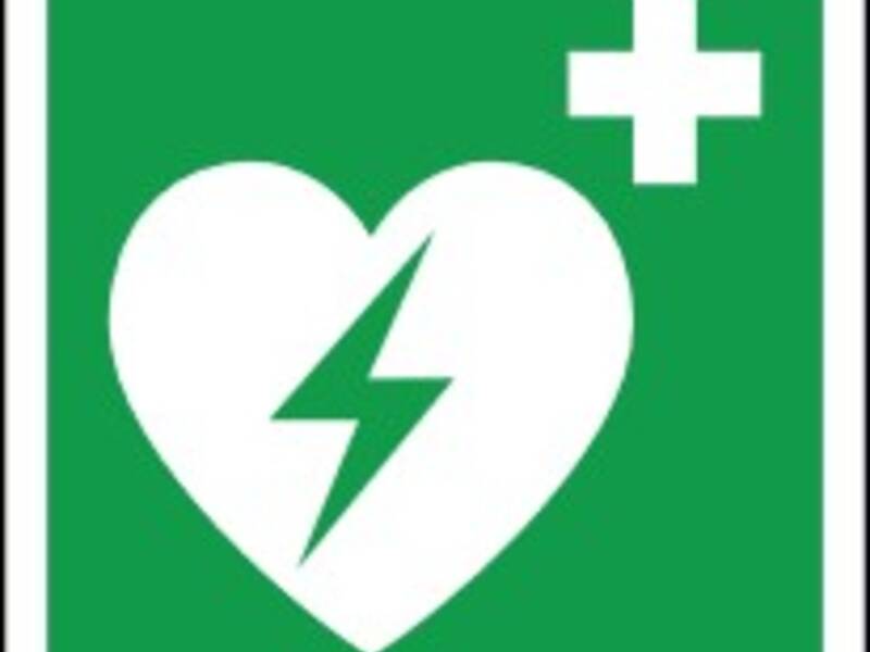 Symbol für Defibrillator