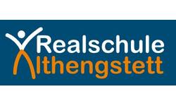 Realschule Althengstett Schrift in weiß,orange