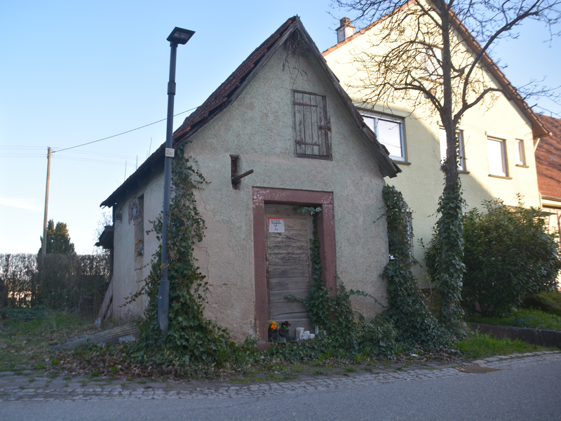 Das kleine steinerne Häuschen in de Wasenstraße dienste einst als Ausnüchterungszelle.