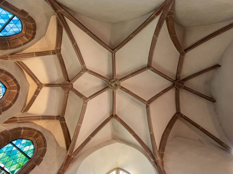 Kreuzgewölbe in der Markuskirche
