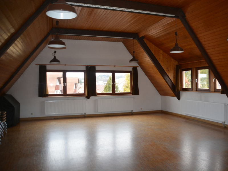 Im ersten Stock des Alten Feuerwehrgerätehauses wartet ein größerer Saal.